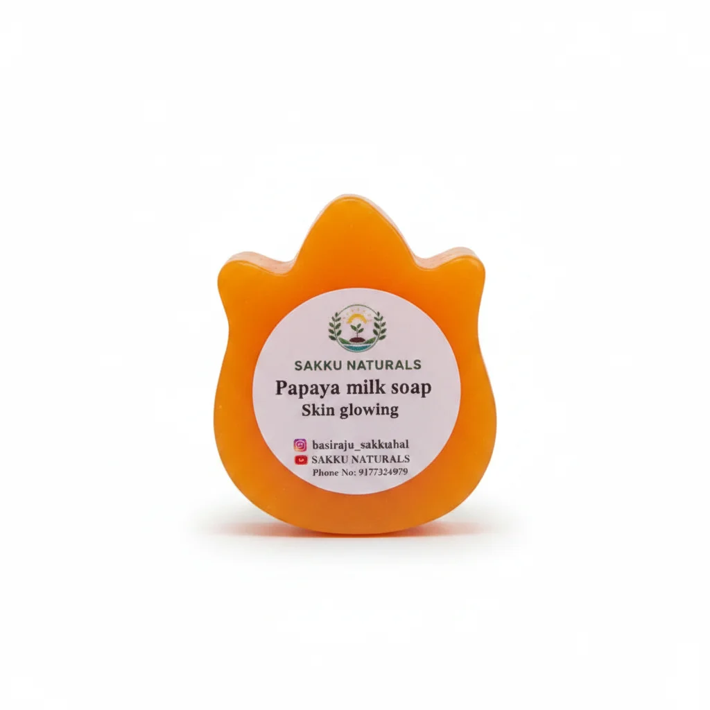 Sakku Naturals Papaya Milk Skin Glowing Soap