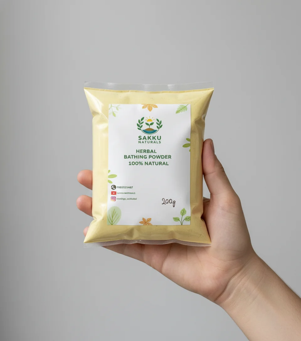 Sakku Naturals Herbal Bathing Powder thumbnail 2