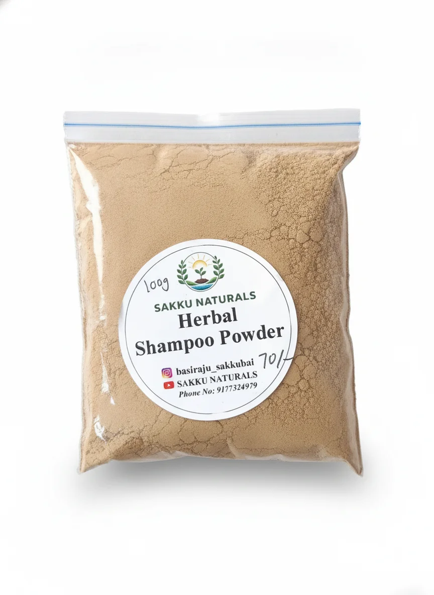 Sakku Naturals Herbal Shampoo Powder 100g
