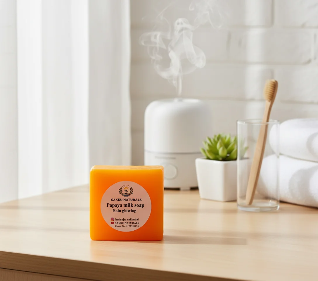 Sakku Naturals Papaya Milk Skin Glowing Soap