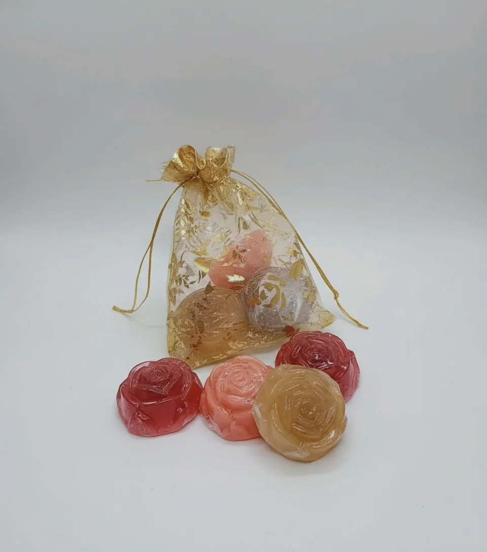 Rose Shaped Soaps Gift Set 2
