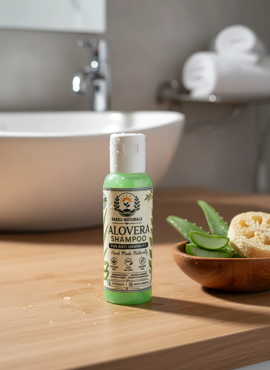 Sakku Naturals Aloevera Anti Dandruff Shampoo