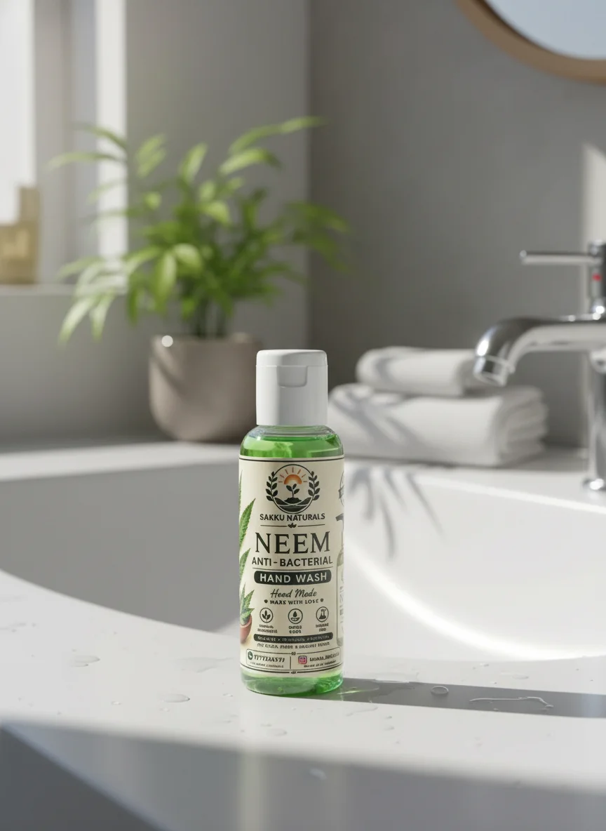 Sakku Naturals Neem Anti-Bacterial Hand Wash 50 Ml thumbnail 1