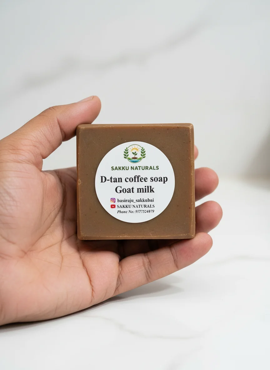 D-tan Coffee Soap Goat Milk75 Grams 3