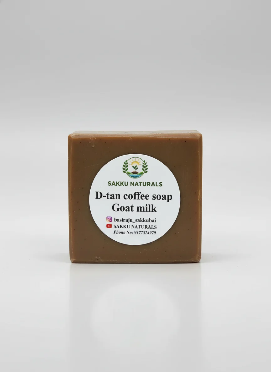 D-tan Coffee Soap Goat Milk75 Grams 1