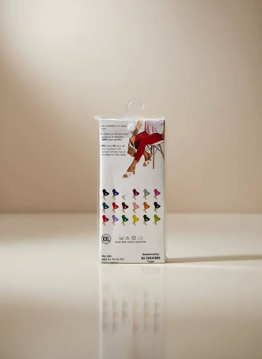 Natty Girl Ankle Fit Bio Wash Leggings White Colour 3