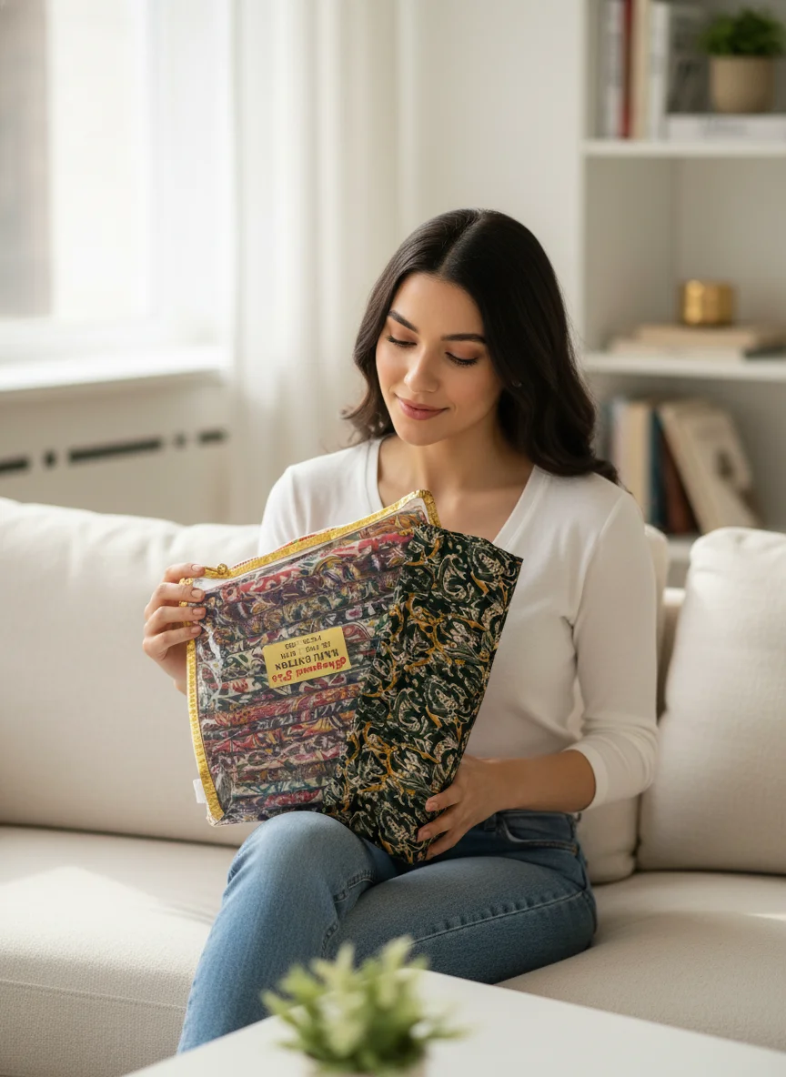 Bhagwati Fab Raju Cotton Printed Fabric - Assorted Designs Blouse Piece 3