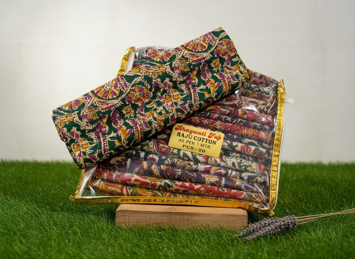 Bhagwati Fab Raju Cotton Printed Fabric Blouse Piece 5