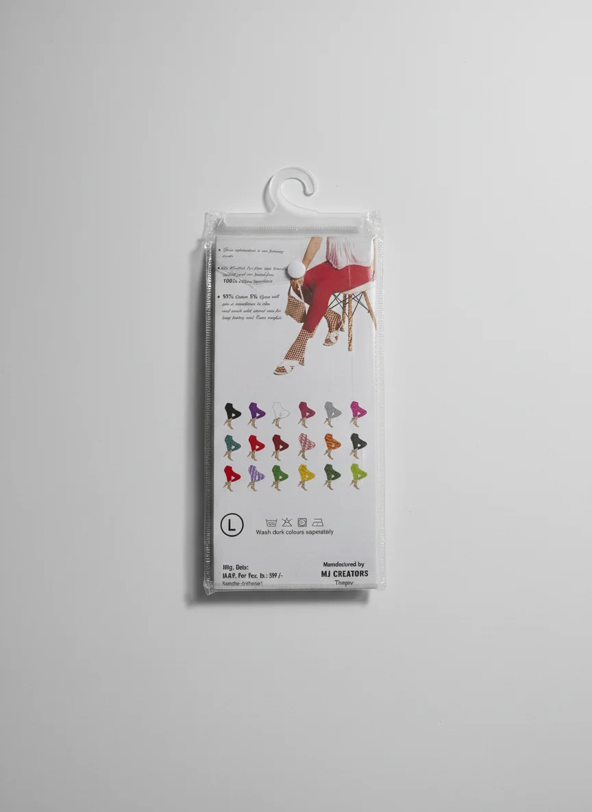 Natty Girl Red Ankle Fit Bio Wash Leggings thumbnail 3