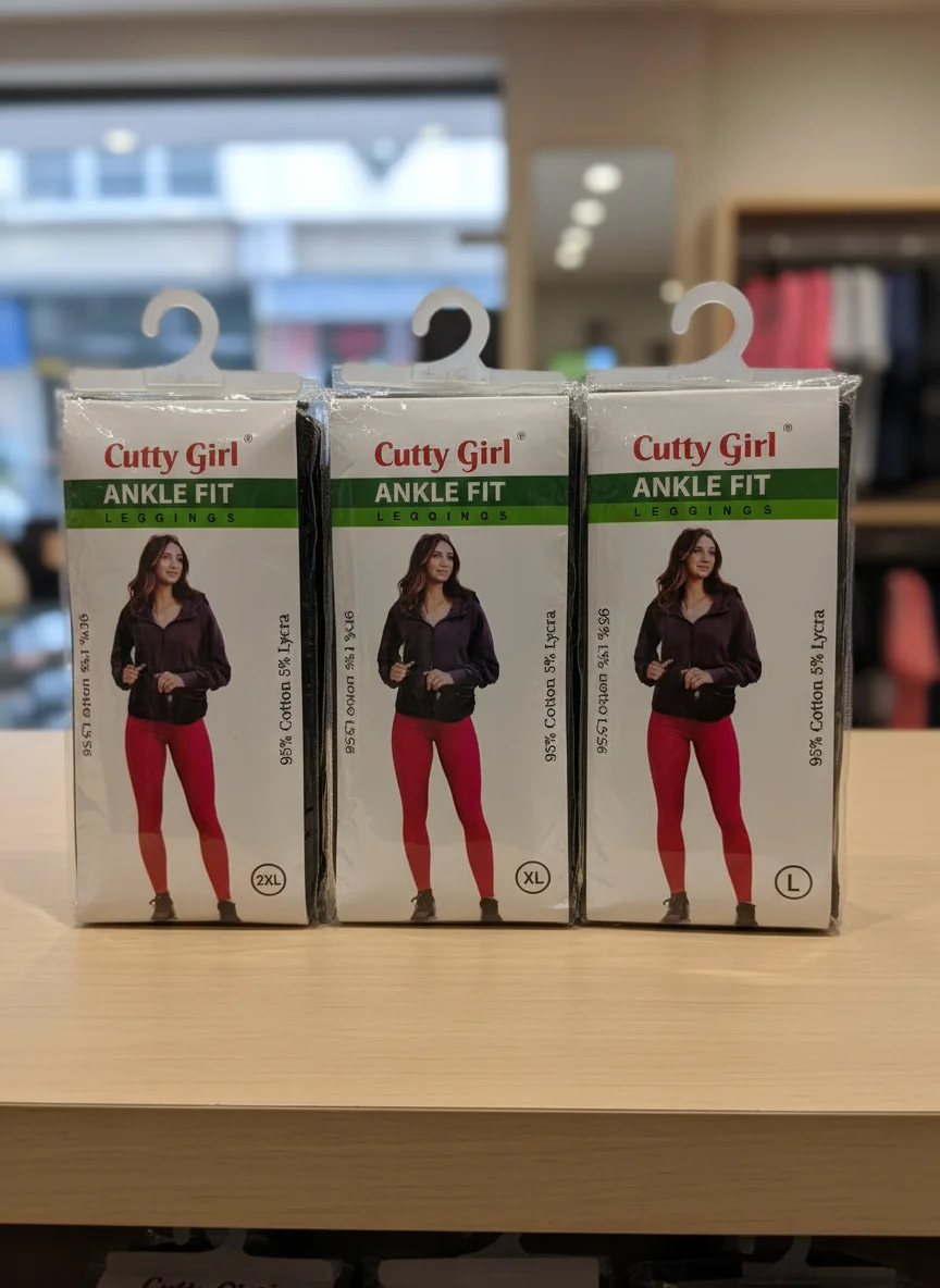 Natty Girl Ankle Fit Leggings Black 1