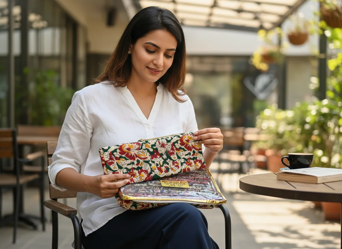 Bhagwati Fab Raju Cotton Printed Fabric Assorted Designs 1 Meter Blouse 4