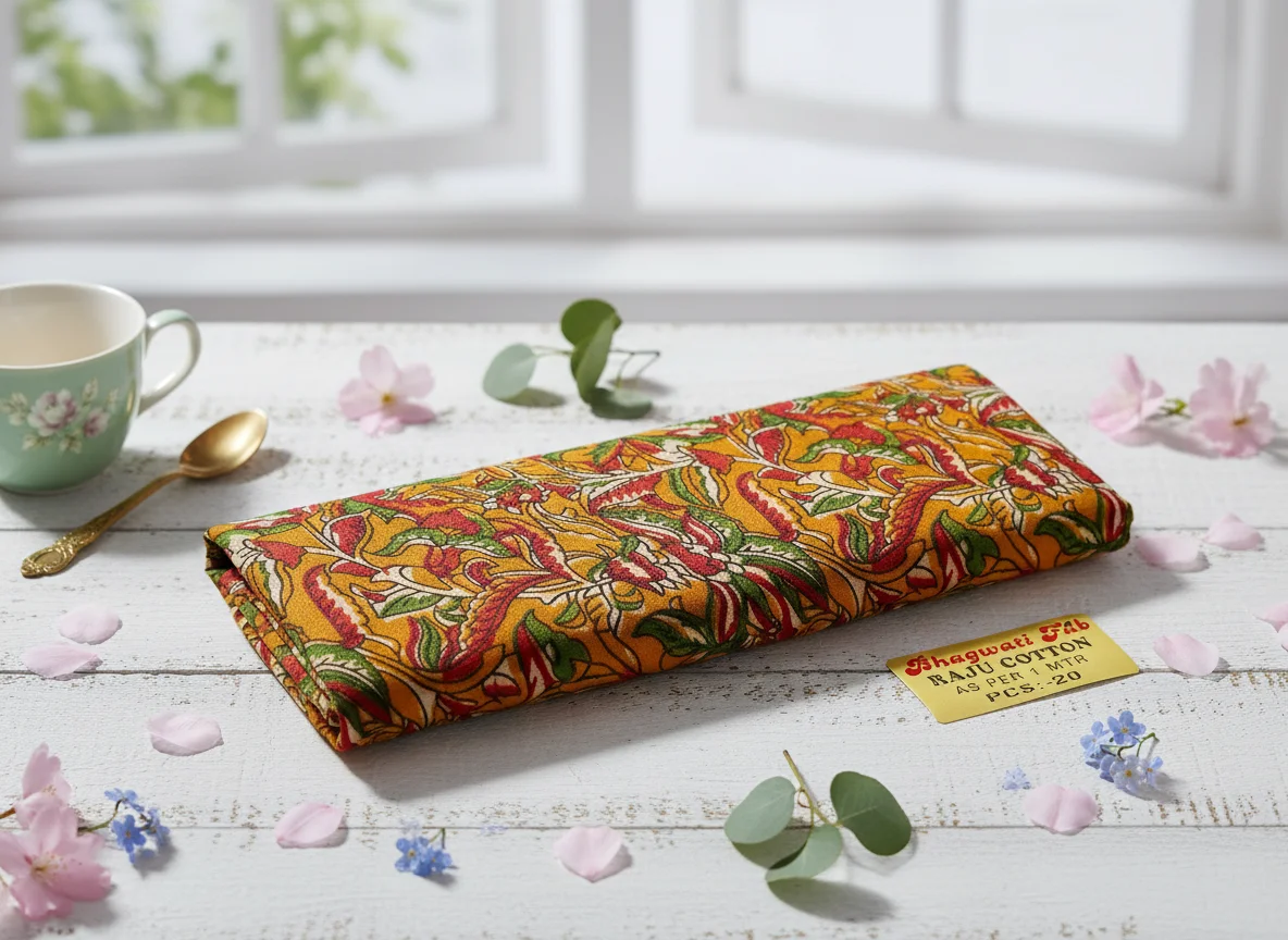 Bhagwati Fab Raju Cotton Printed Fabric Blouse Piece 1 Meter 3