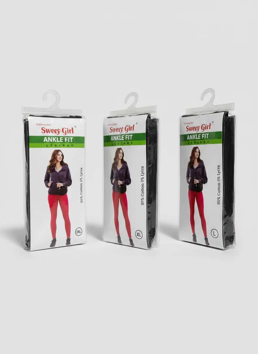 Natty Girl Ankle Fit Leggings Black 4