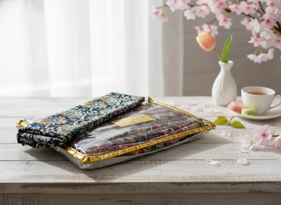 Bhagwati Fab Raju Cotton Printed Fabric Assorted Designs 1 Meter Blouse 5