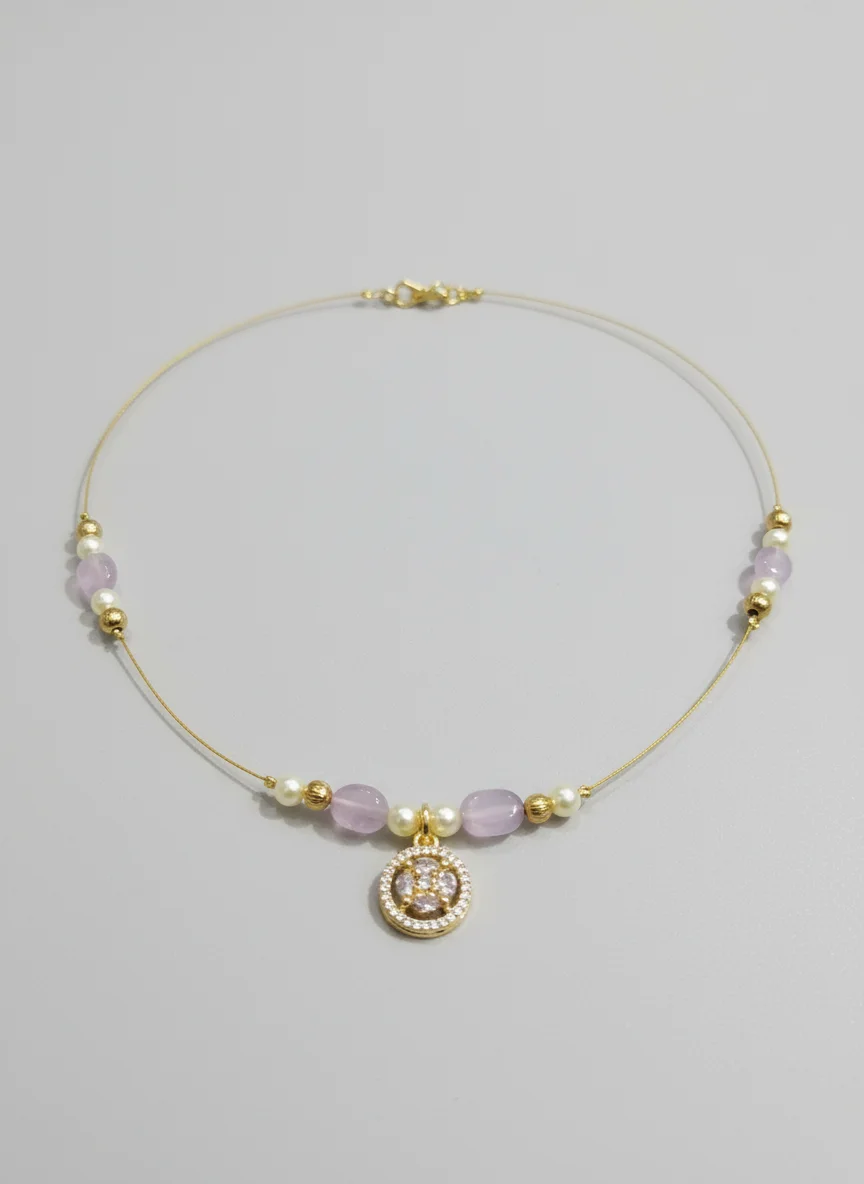 “Pearl Glow Pendant Chain” 2