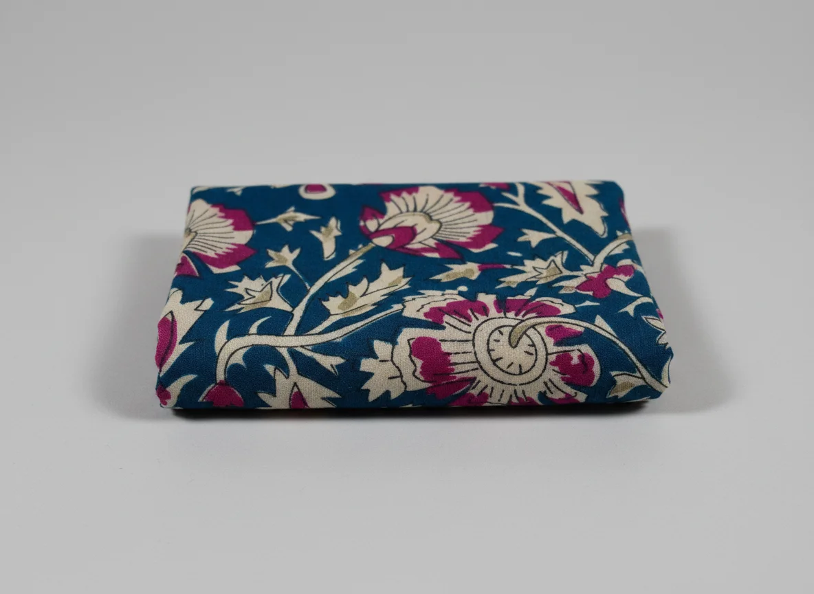 Bhagwati Fab Raju Cotton Floral Paisley Printed Fabric 1 Meter Blouse 4