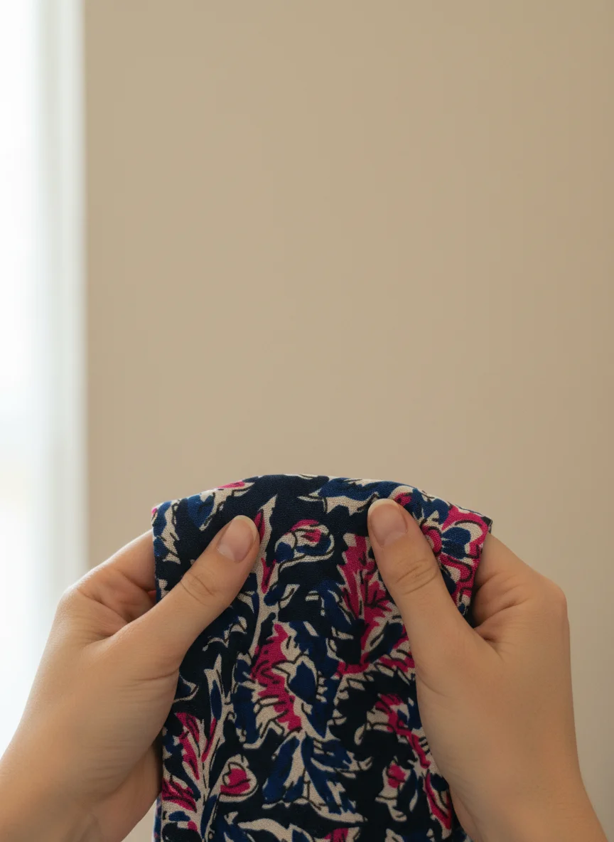 Bhagwati Fab Raju Cotton Dark Blue Floral Printed Fabric Blouse Piece 1 Meter 5