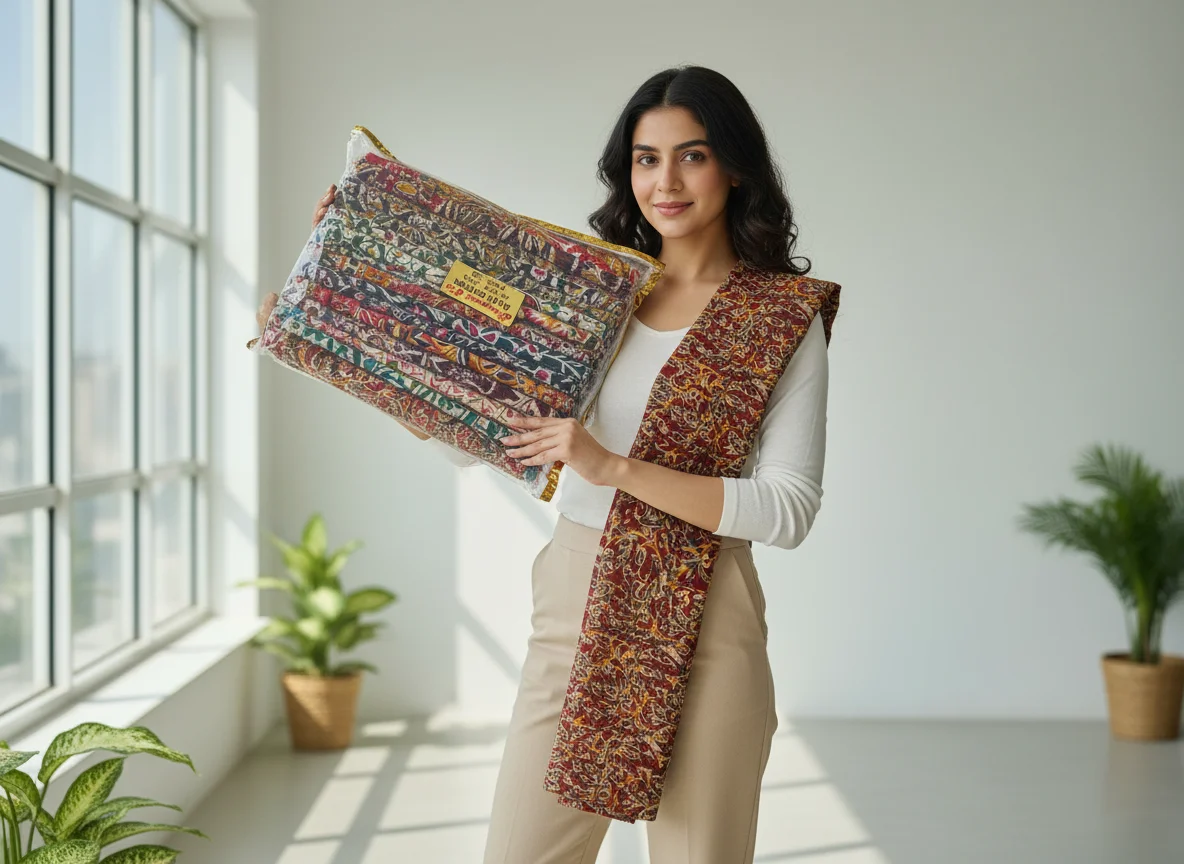 Premium Printed Cotton Fabric – Multi Color Floral Design (Soft & Lightweight) 3