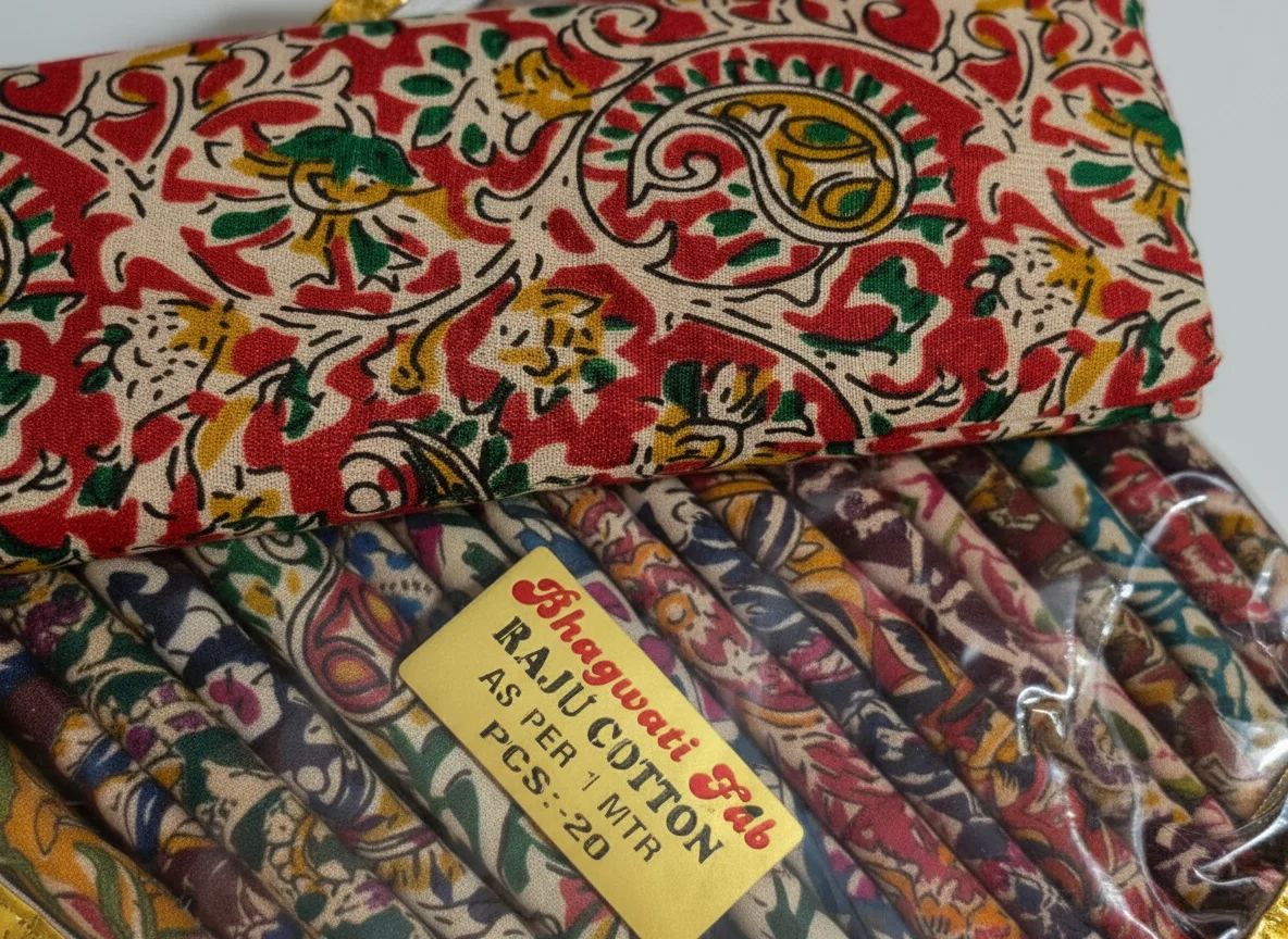 Bhagwati Fab Raju Cotton Printed Fabric Blouse Piece 2