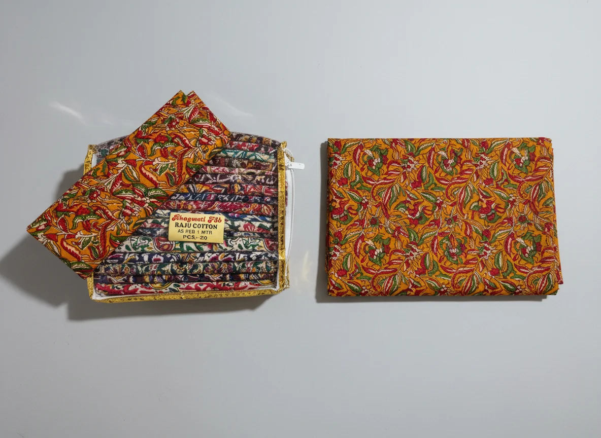 Bhagwati Fab Raju Cotton Printed Fabric Blouse Piece 1 Meter 4