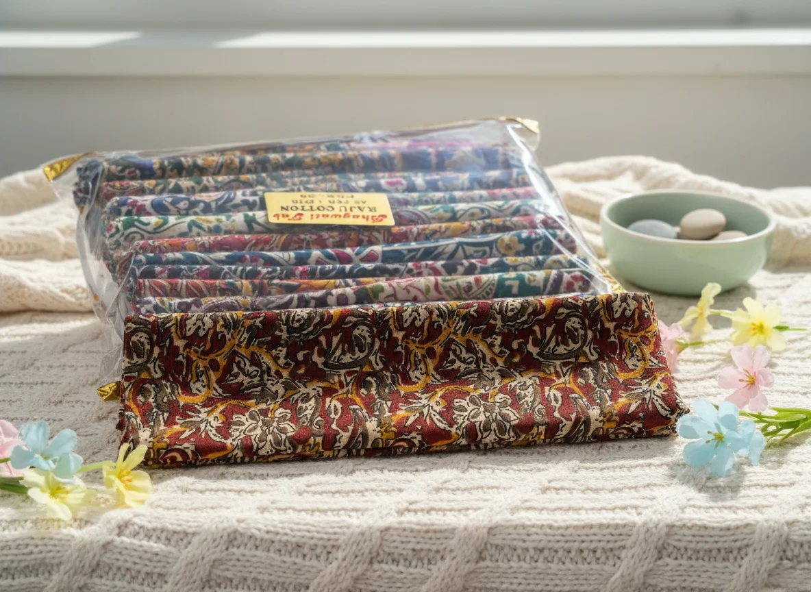 Premium Printed Cotton Fabric – Multi Color Floral Design (Soft & Lightweight) 1