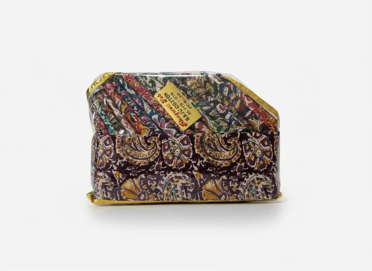 Bhagwati Fab Raju Cotton Purple Paisley Floral Printed Fabric Blouse Piece 1 Meter 4