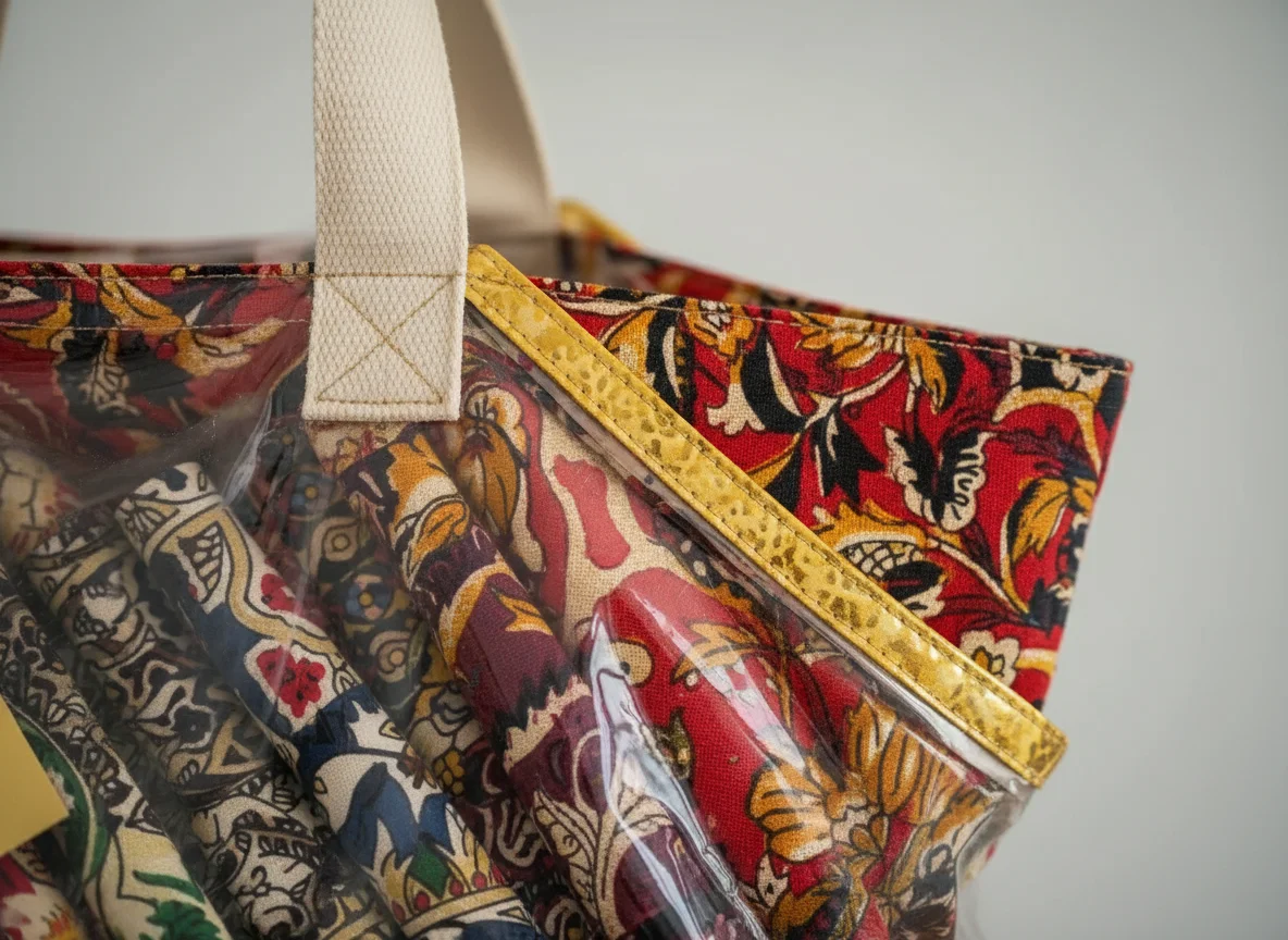 Bhagwati Fab Raju Cotton Red Floral Printed Fabric Blouse Piece 5