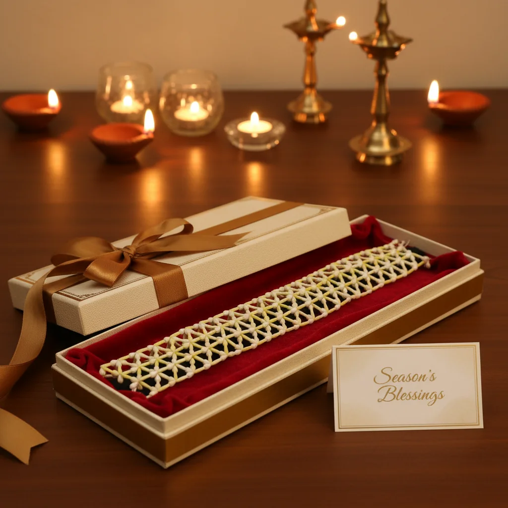 Fresh Jasmine Flower Net Gajra