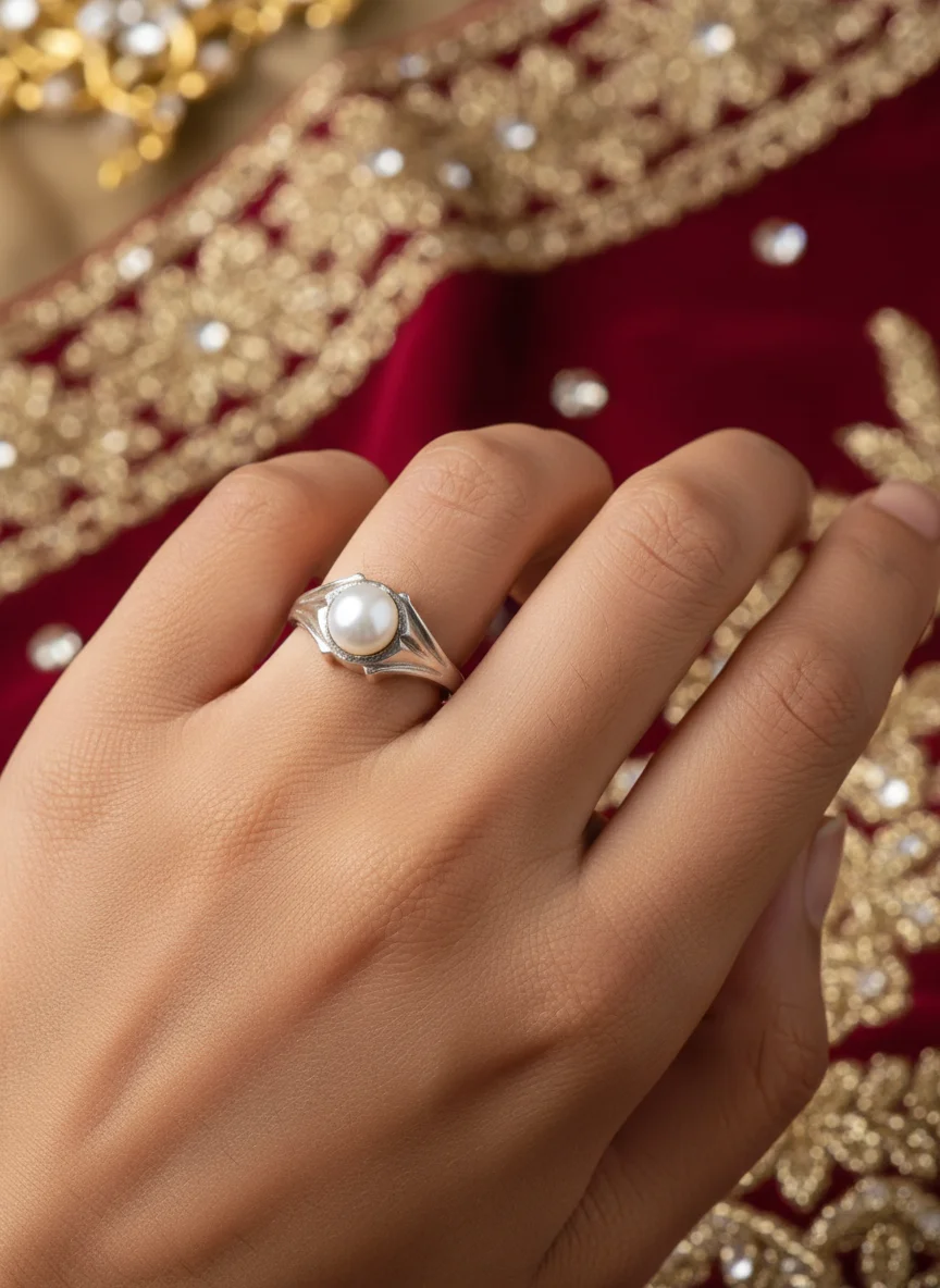 Silver Lakshmi Devi Embossed Kumkum Bharani thumbnail 2