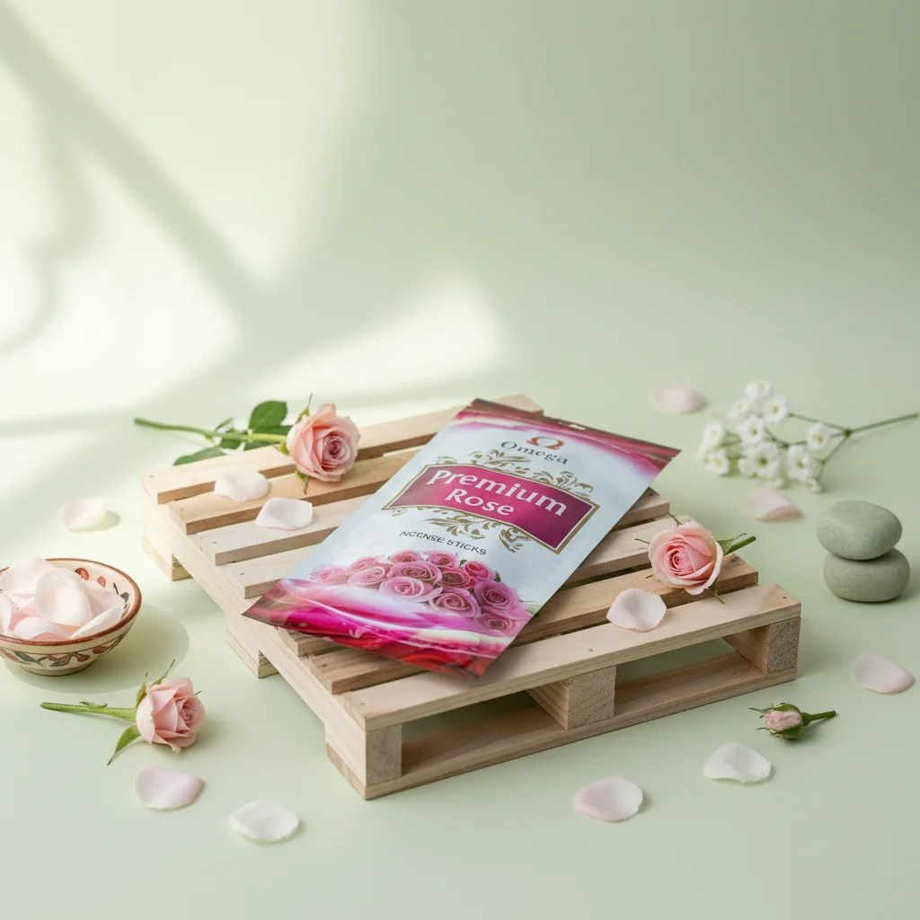Omega Premium Rose Incense Sticks thumbnail 2