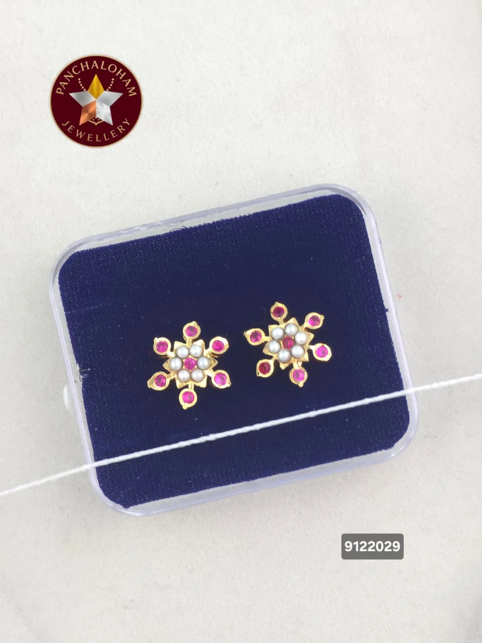 Panchalohalu earrings gold finish 21