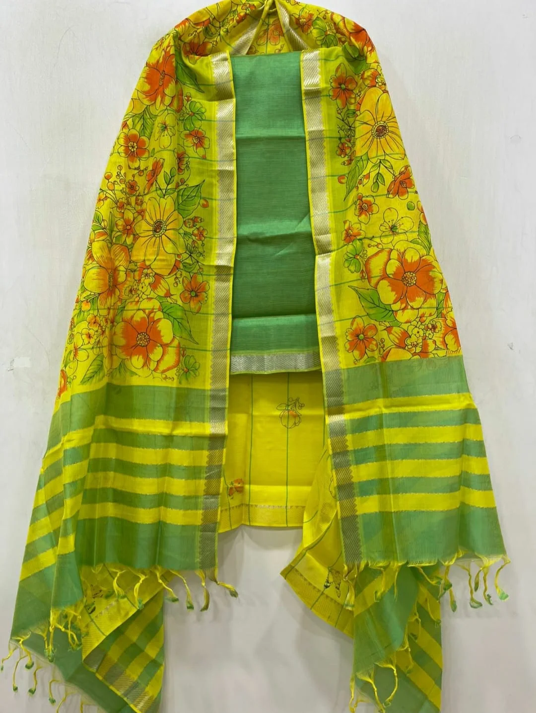 Mangalagiri pattu dress meterials 10