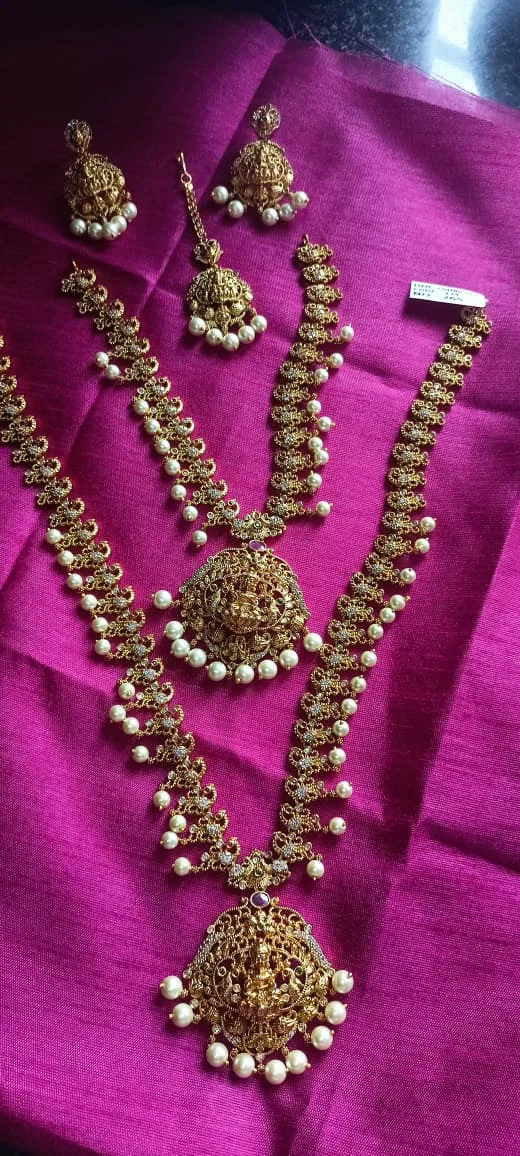 #jewelery #treditionaljewelery Long and short haram #comboset 1