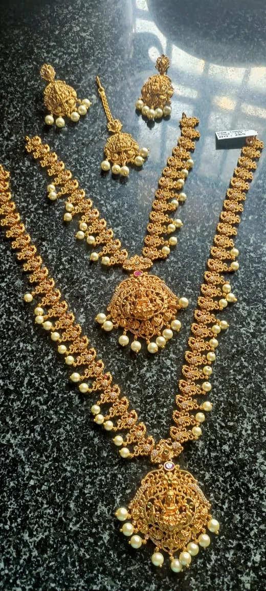 #jewelery #treditionaljewelery Long and short haram #comboset 2