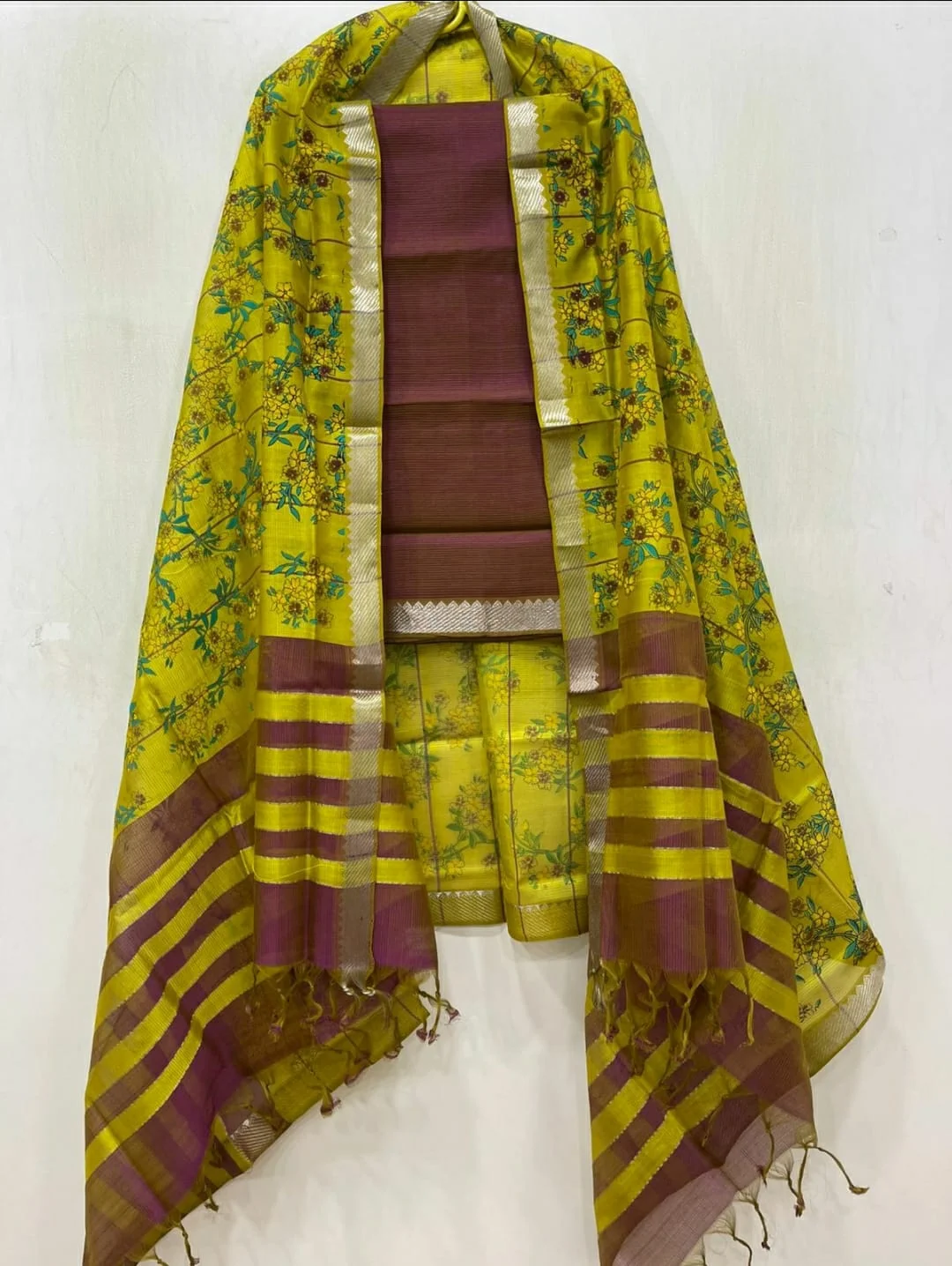 Mangalagiri pattu dress meterials 14