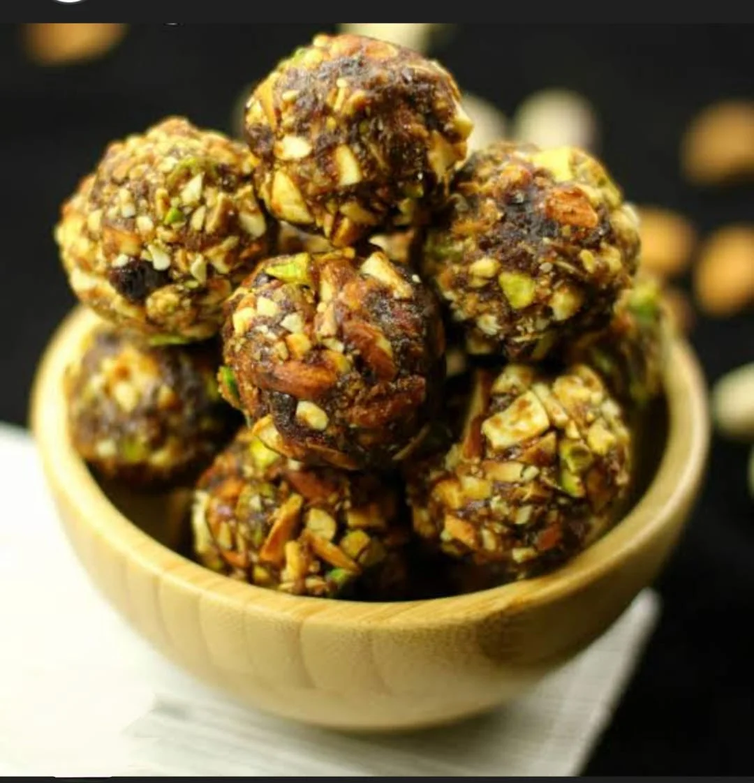 Healthy home made dry fruit laddu