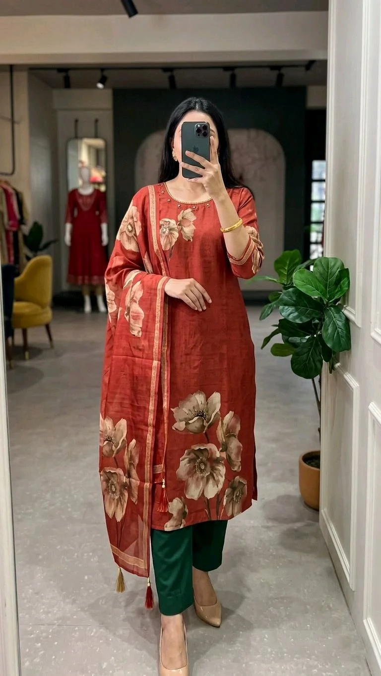 Meloni Suit  Sets  with Dupatta 6