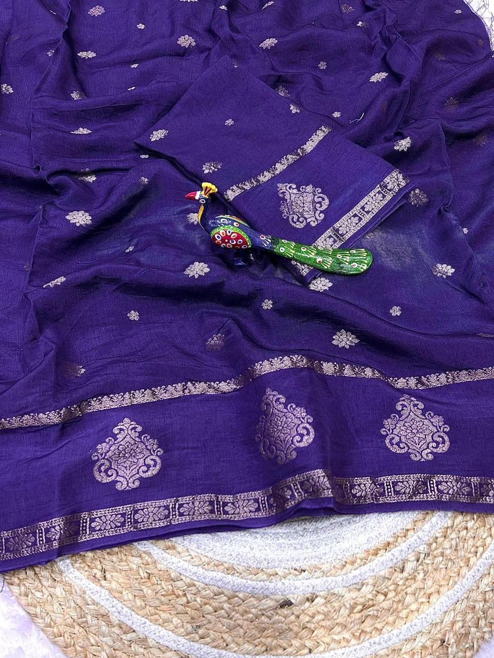 Muslin Silk Saree 6