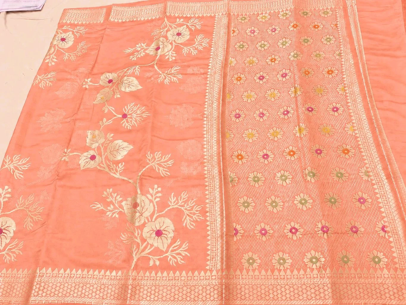 Katan Raw Mango Sarees thumbnail 2