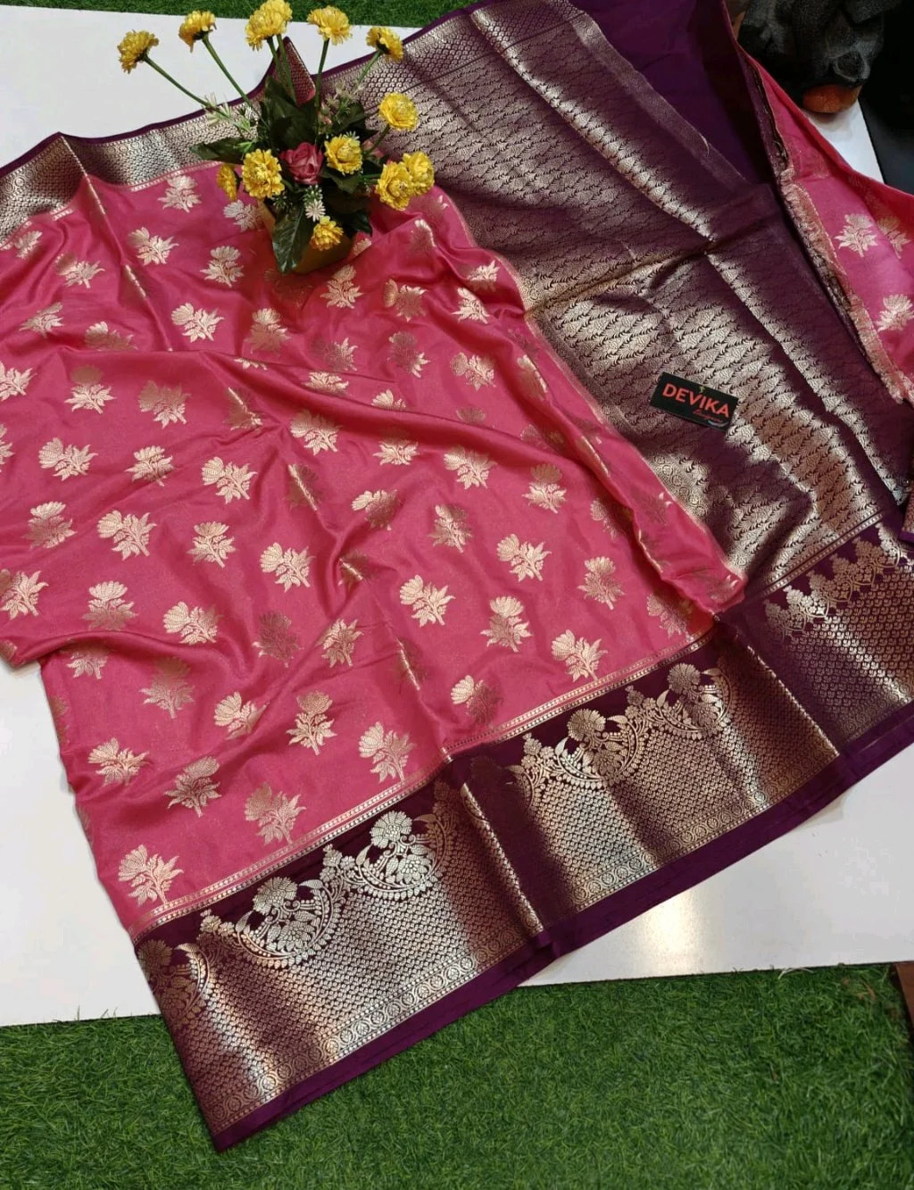Pure Banarasi Viscose Georgette  Saree 9