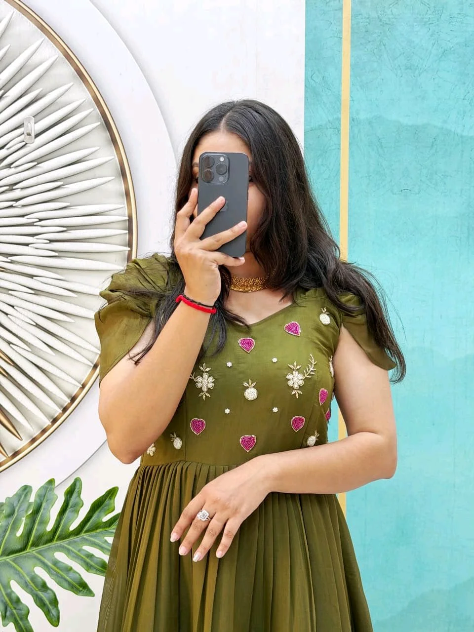 Embroidered Tiered Maxi Dress thumbnail 4