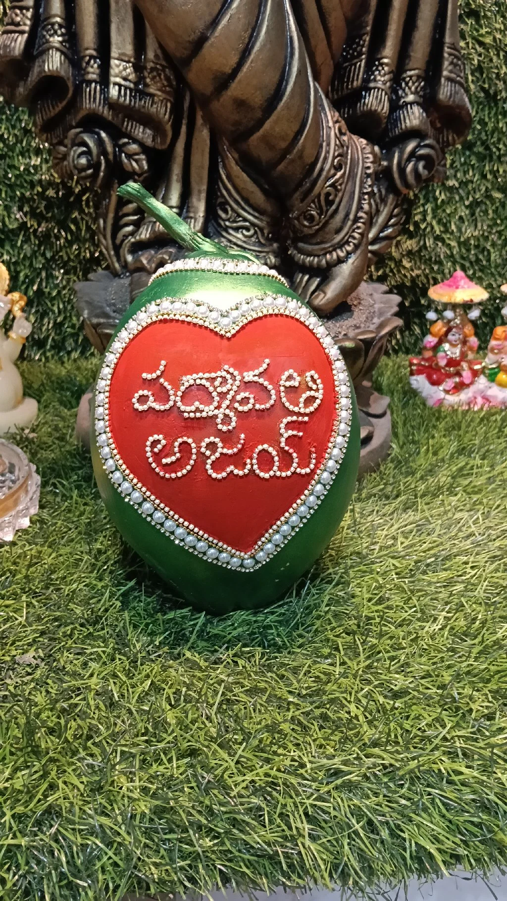 Personalized Decorative Coconut with Padmavathi Ajay