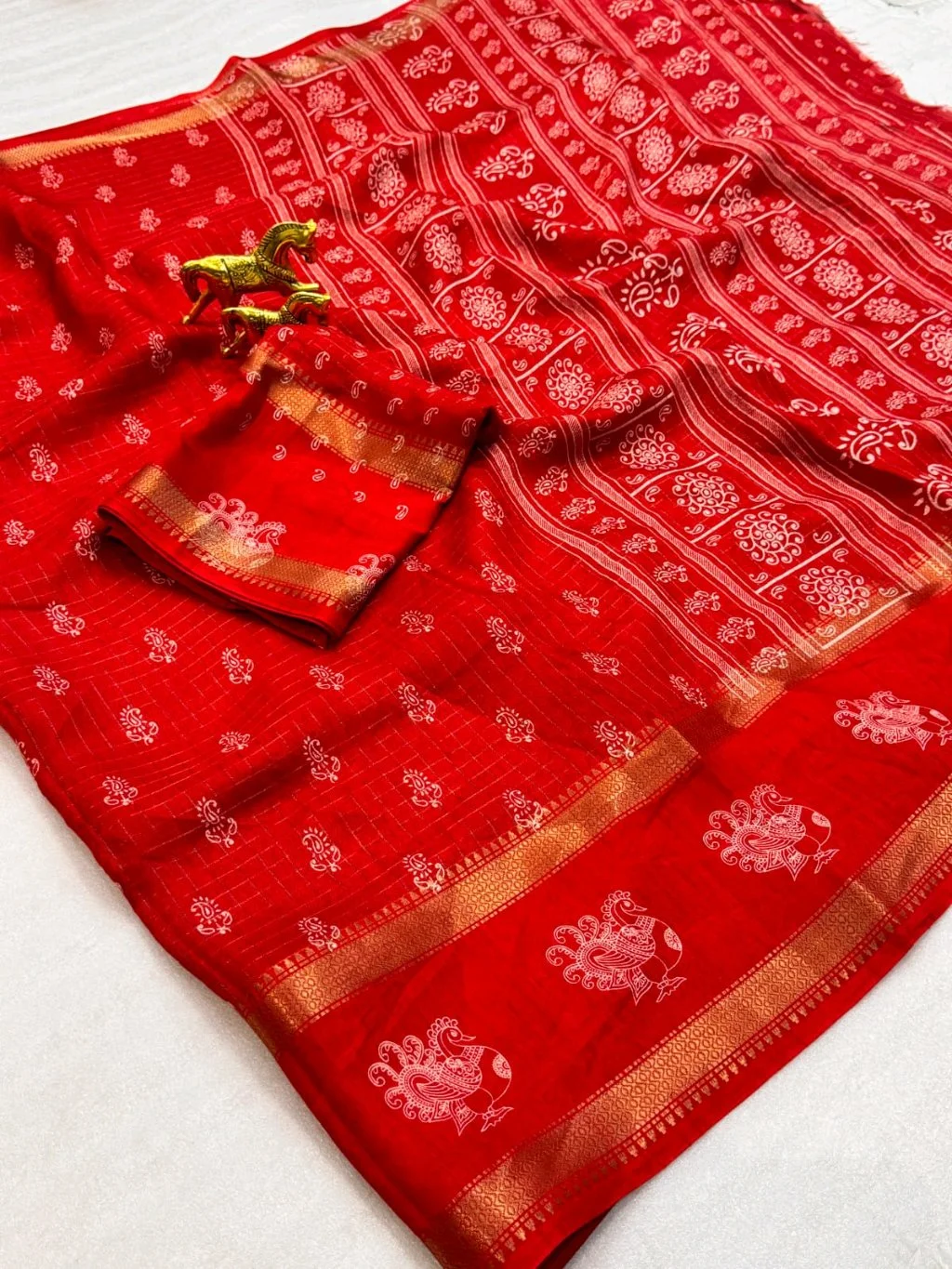 Muskmelloweaving Saree 4