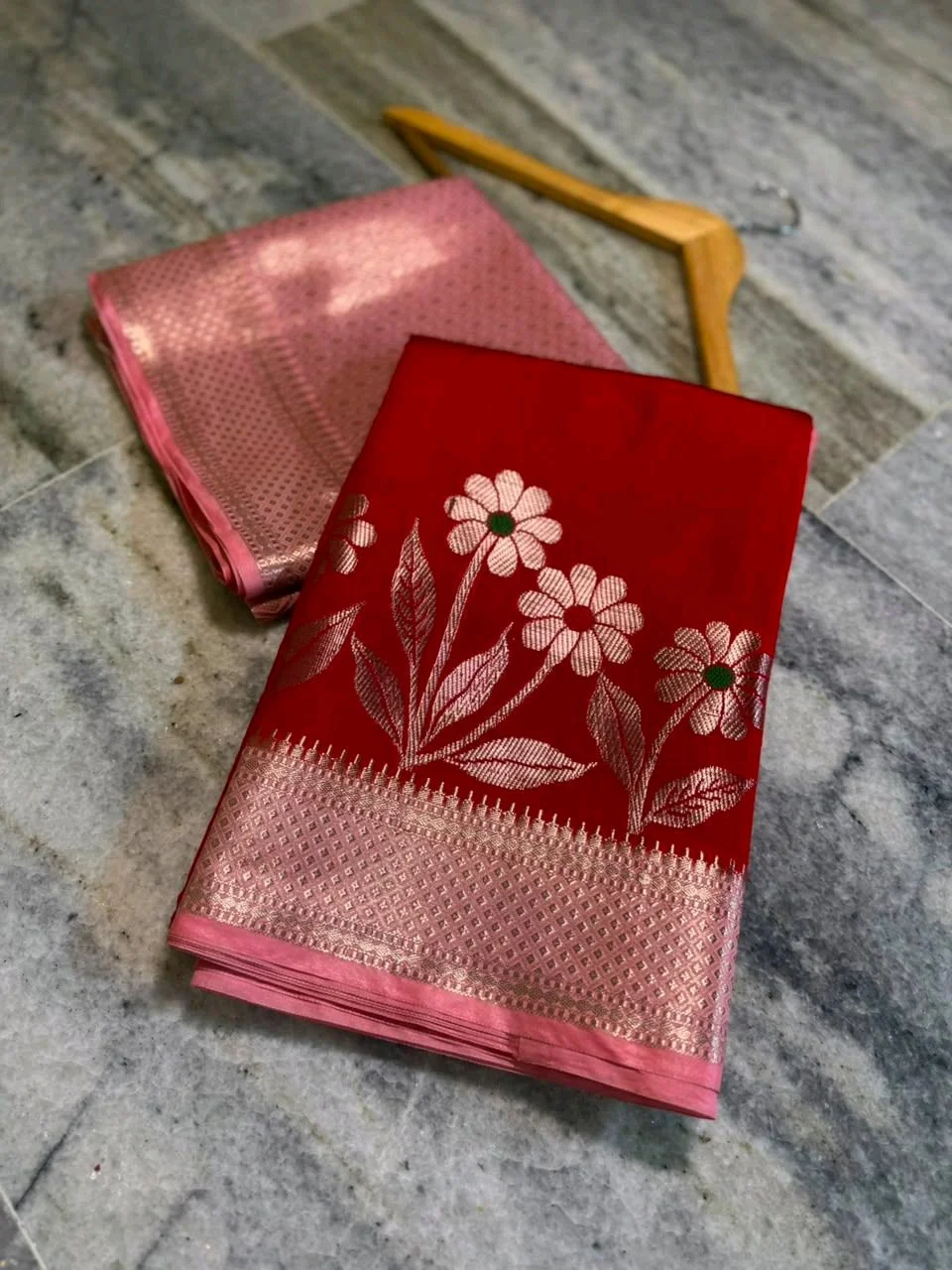Banarasi Katan Silk Blend Saree 3