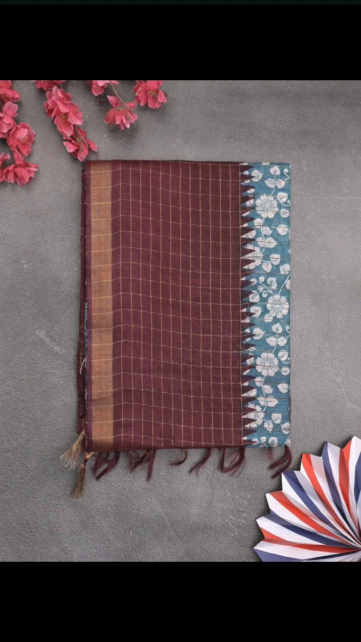 Tussur Fancy sarees 4