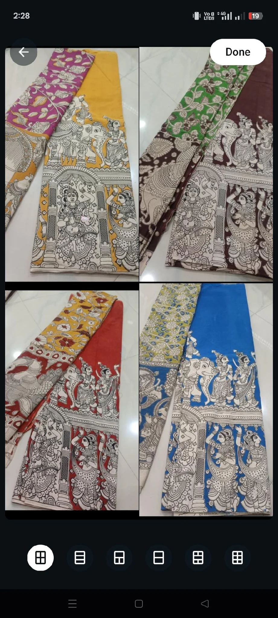 Traditional Kalamkari Print Top And Duppata