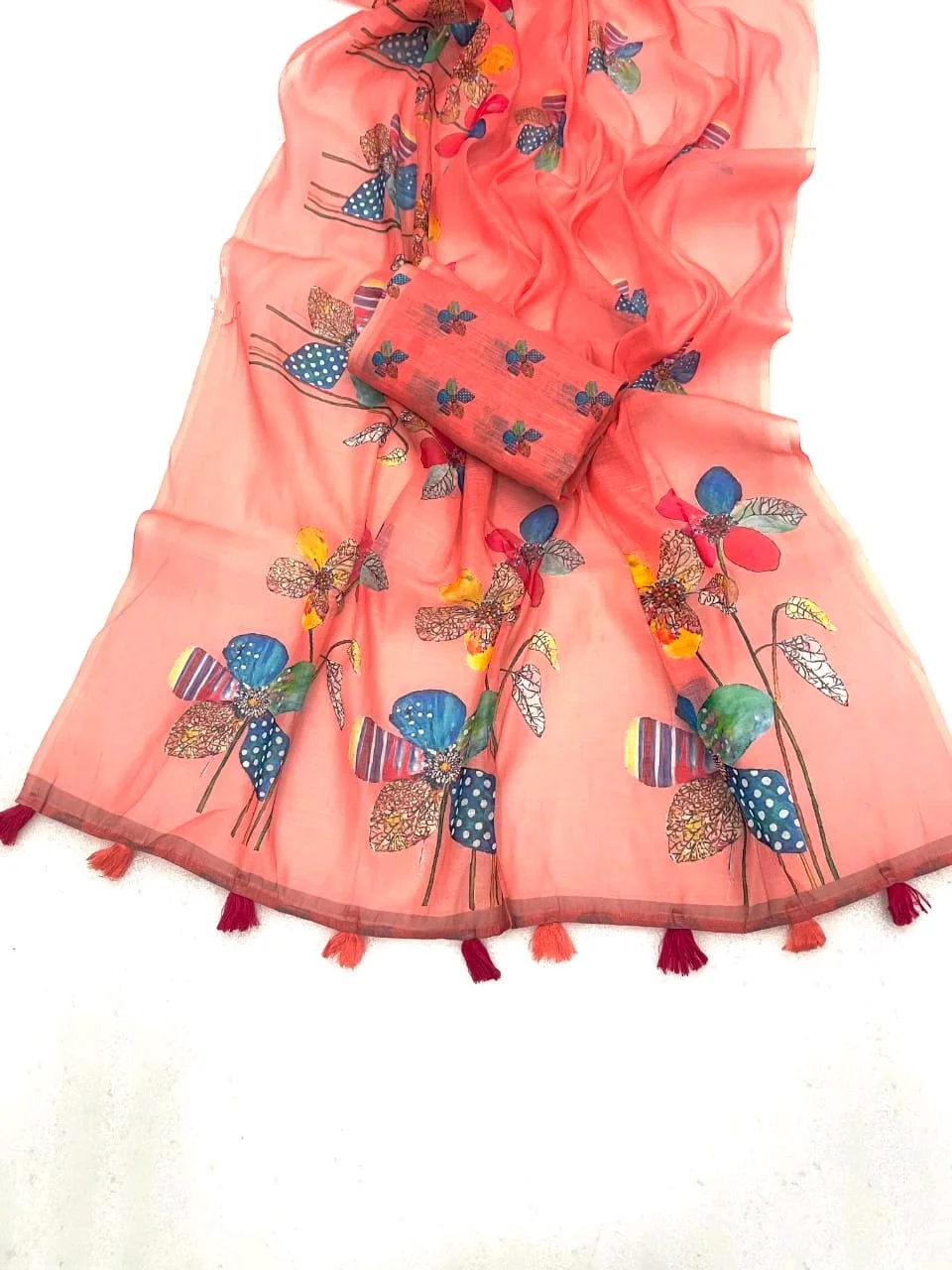 Sift Lenin Fabric Sarees thumbnail 2