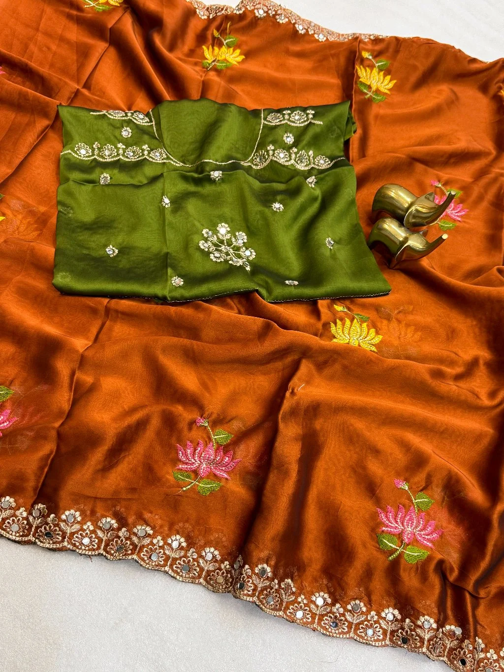 Soft Rangoli Silk Saree 6