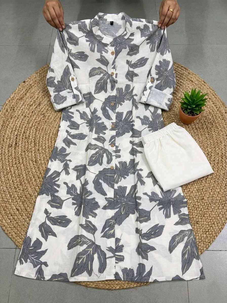 Floral Modal Kurta Set thumbnail 10