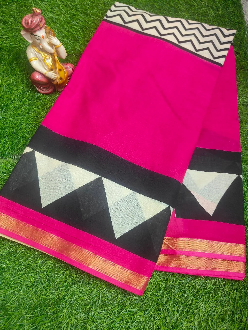 Chanderi Pure Cotton Sarees
